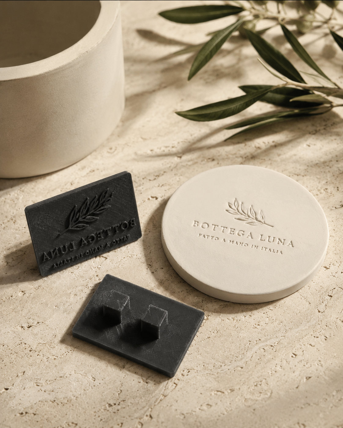 Timbro Personalizzato per Gesso, Jesmonite e Polvere Ceramica