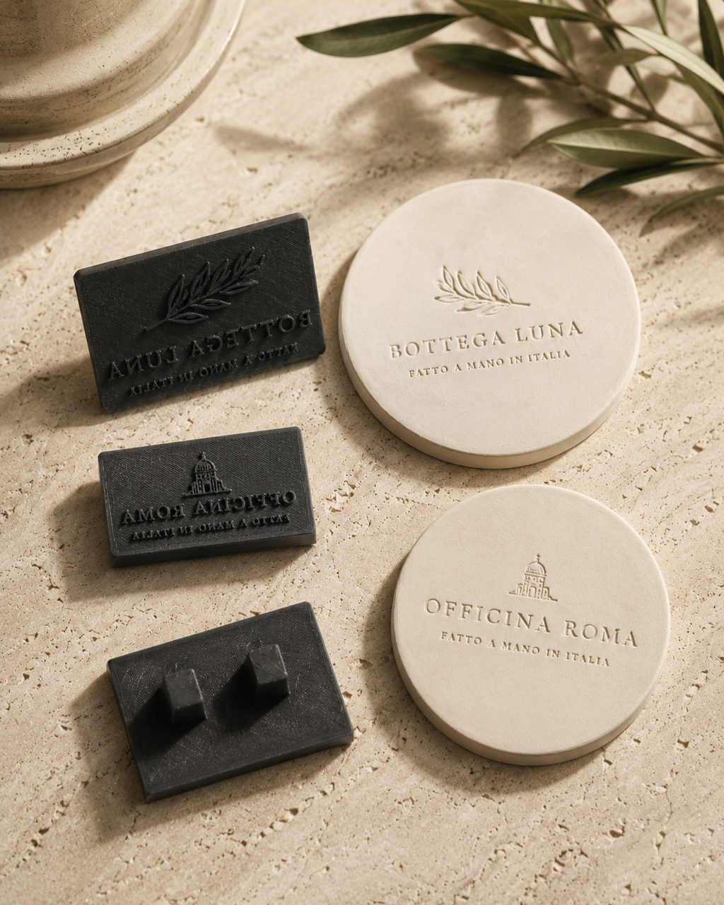 Timbro Personalizzato per Gesso, Jesmonite e Polvere Ceramica